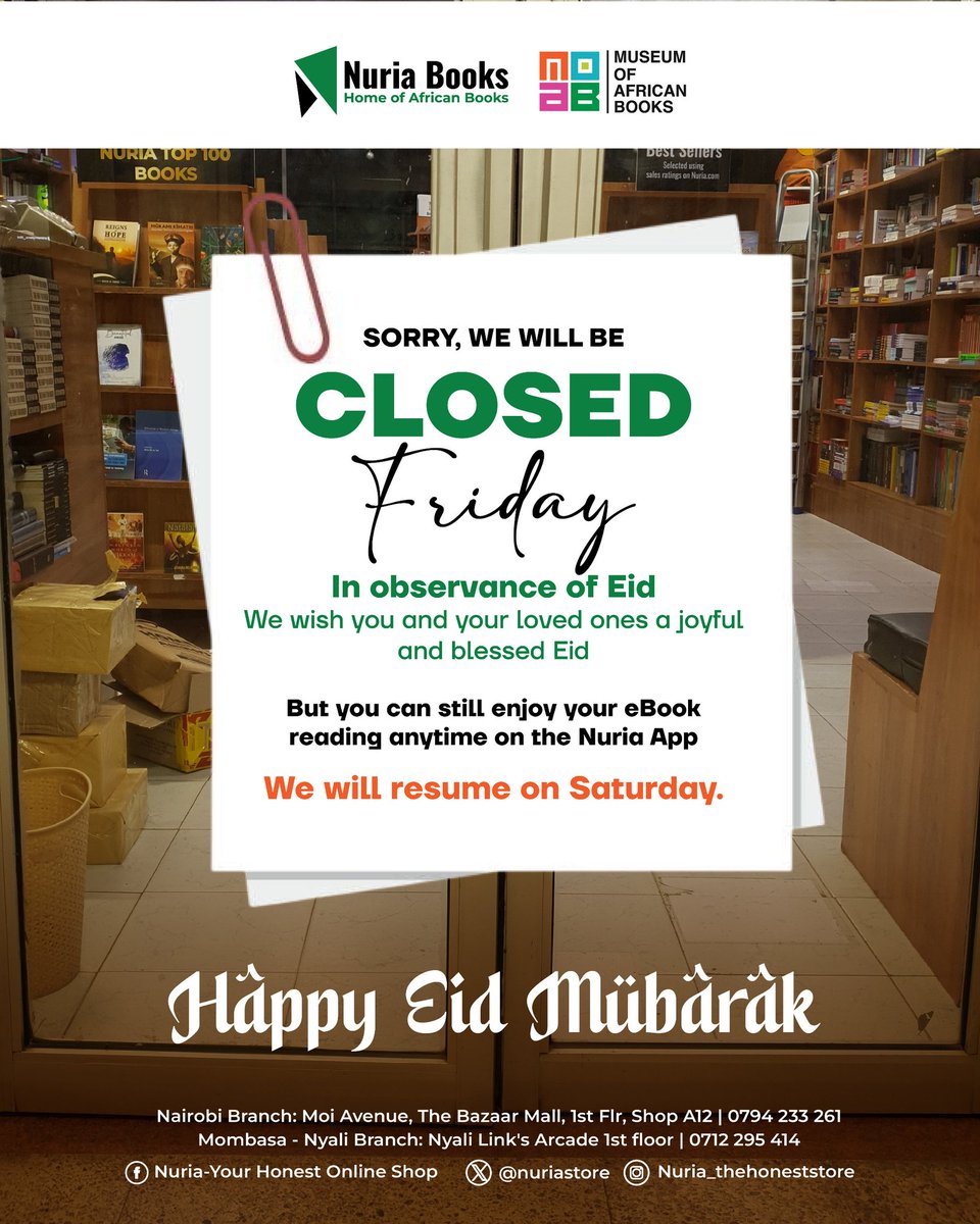 Nuria Bookstore Kenya tweet media