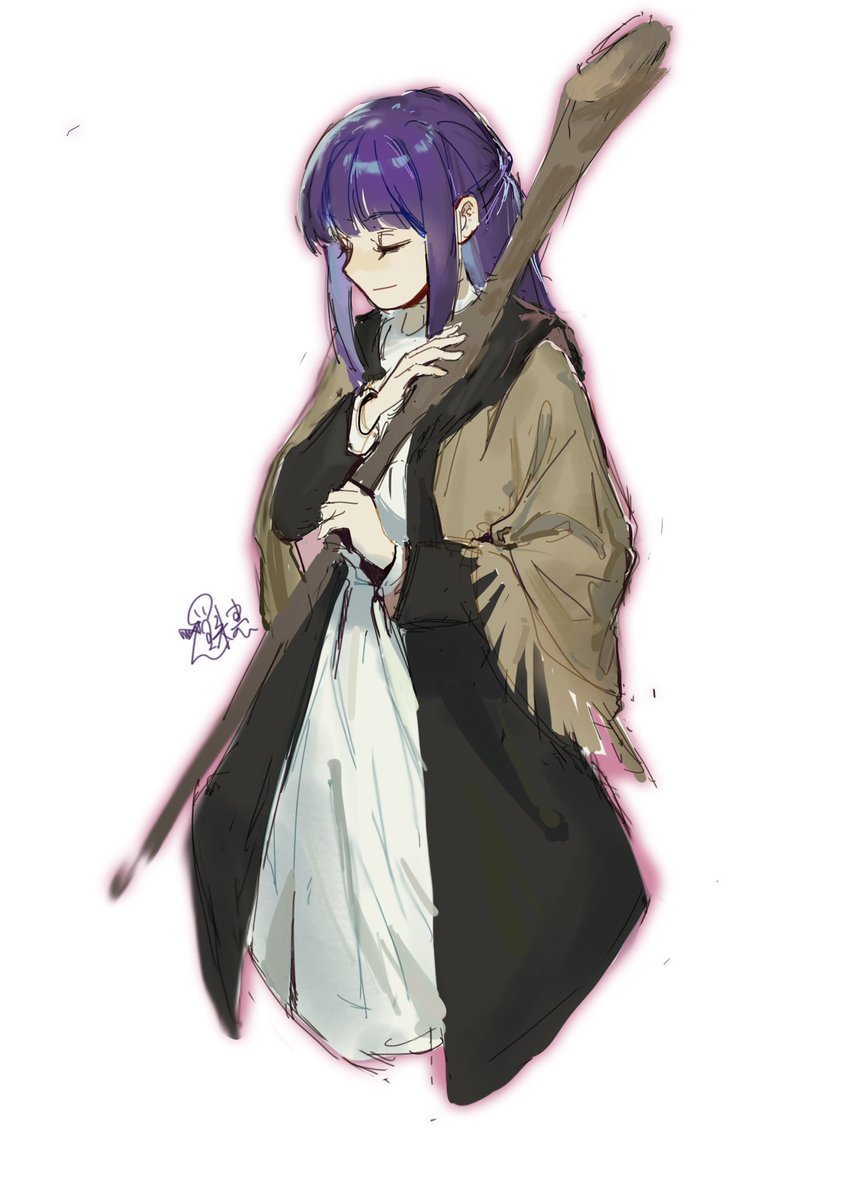 是23年的画了><第二季开播才发
#frieren 
#フリーレン #fern