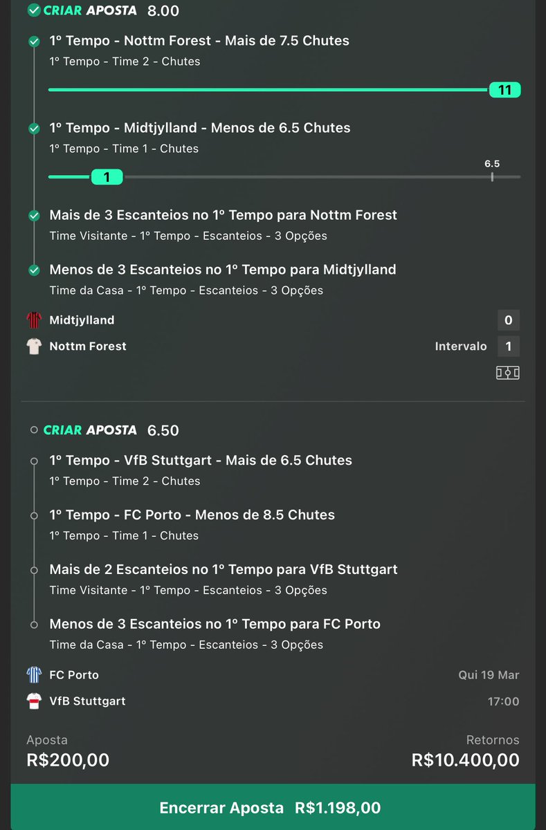 ODDS ALTAS 🐆 tweet media