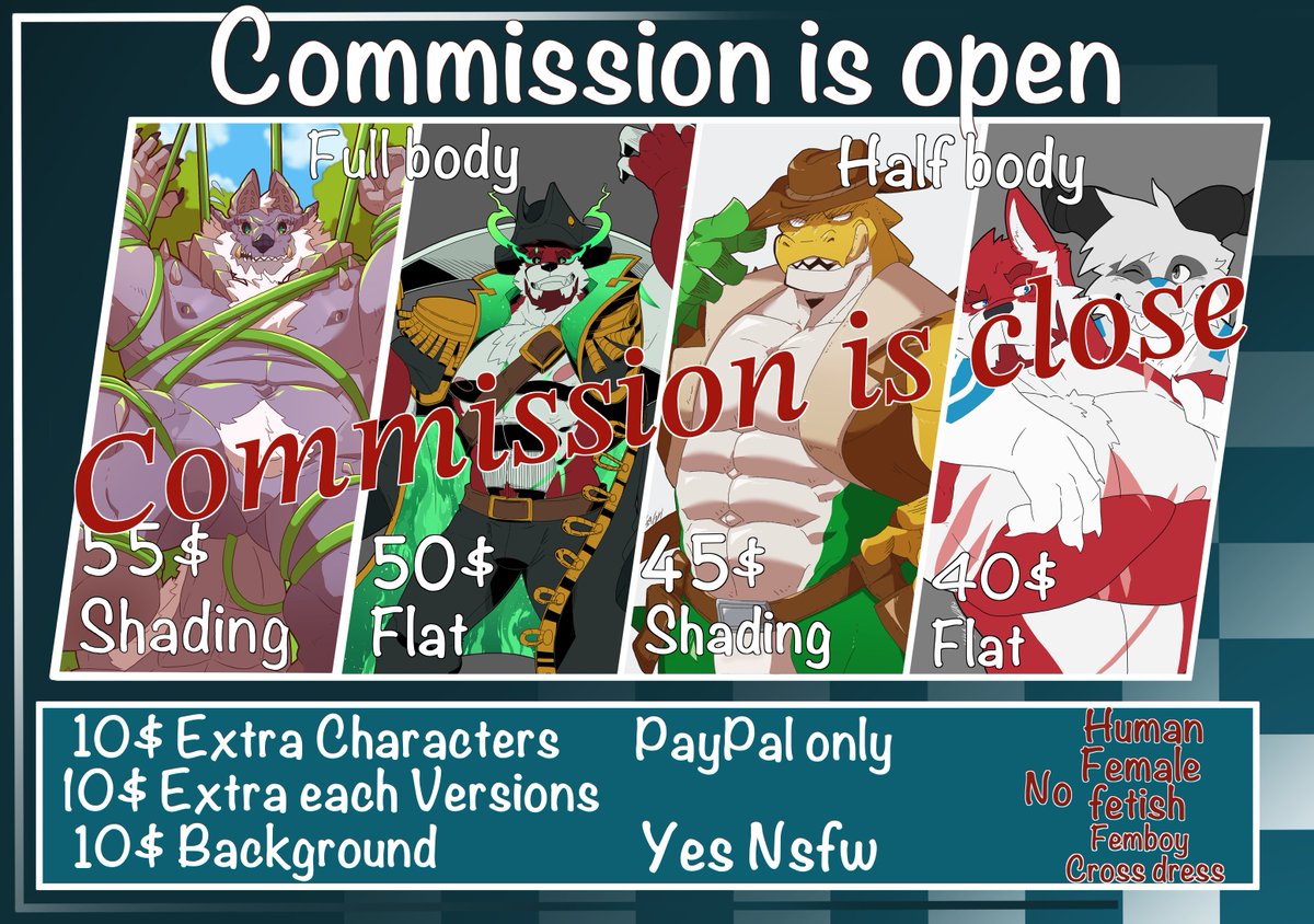 K9Hunnicutt (Commission close) tweet media