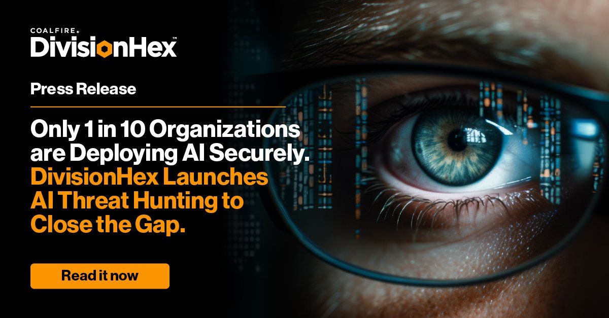 I'm pleased to announce the launch of our new service for AI Threat Hunting.  One of the biggest blocker to adopting AI at scale, is knowing whether your AI and your agents are behaving the way you need them to and in a secure way.  Our DivisionHex team has paved the path for you