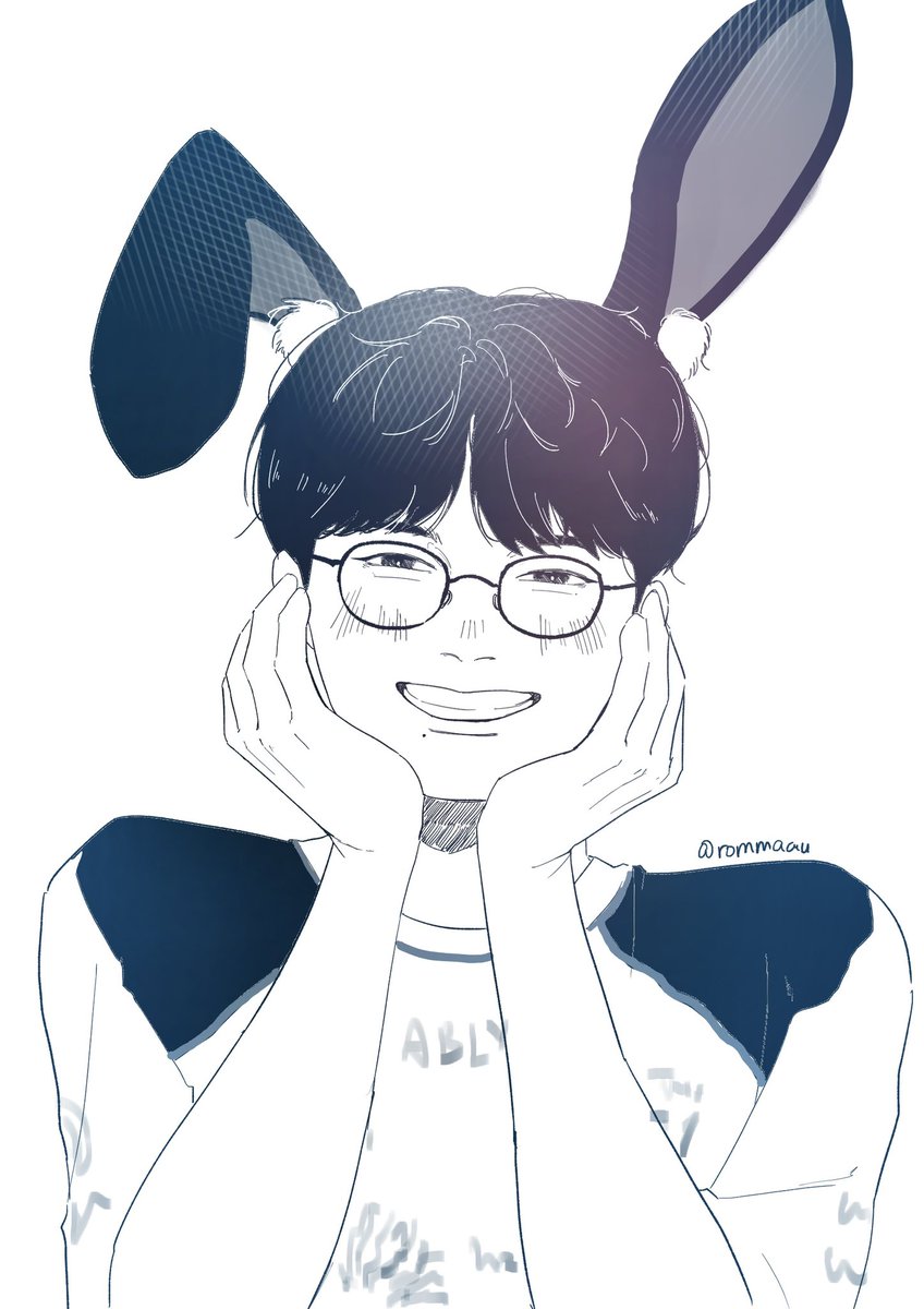 Fox and bunny, but it's Peran :3 
#peran