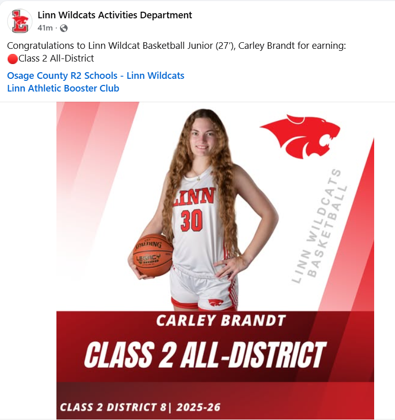 Linn Wildcats WBB tweet media