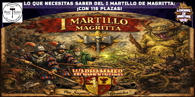 El lunes que viene se abrirán las inscripciones para la gran locura del #ITorneoMartillodeMagritta y por eso esta semana subimos vídeo contando todo lo que estamos preparando junto a Panzerhammer #WarhammerFantasy 

youtube.com/watch?v=4F1jDu…