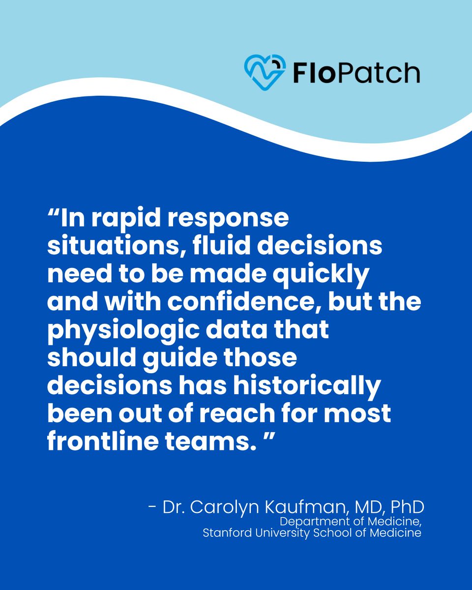 FloPatch | Flosonics Medical tweet media