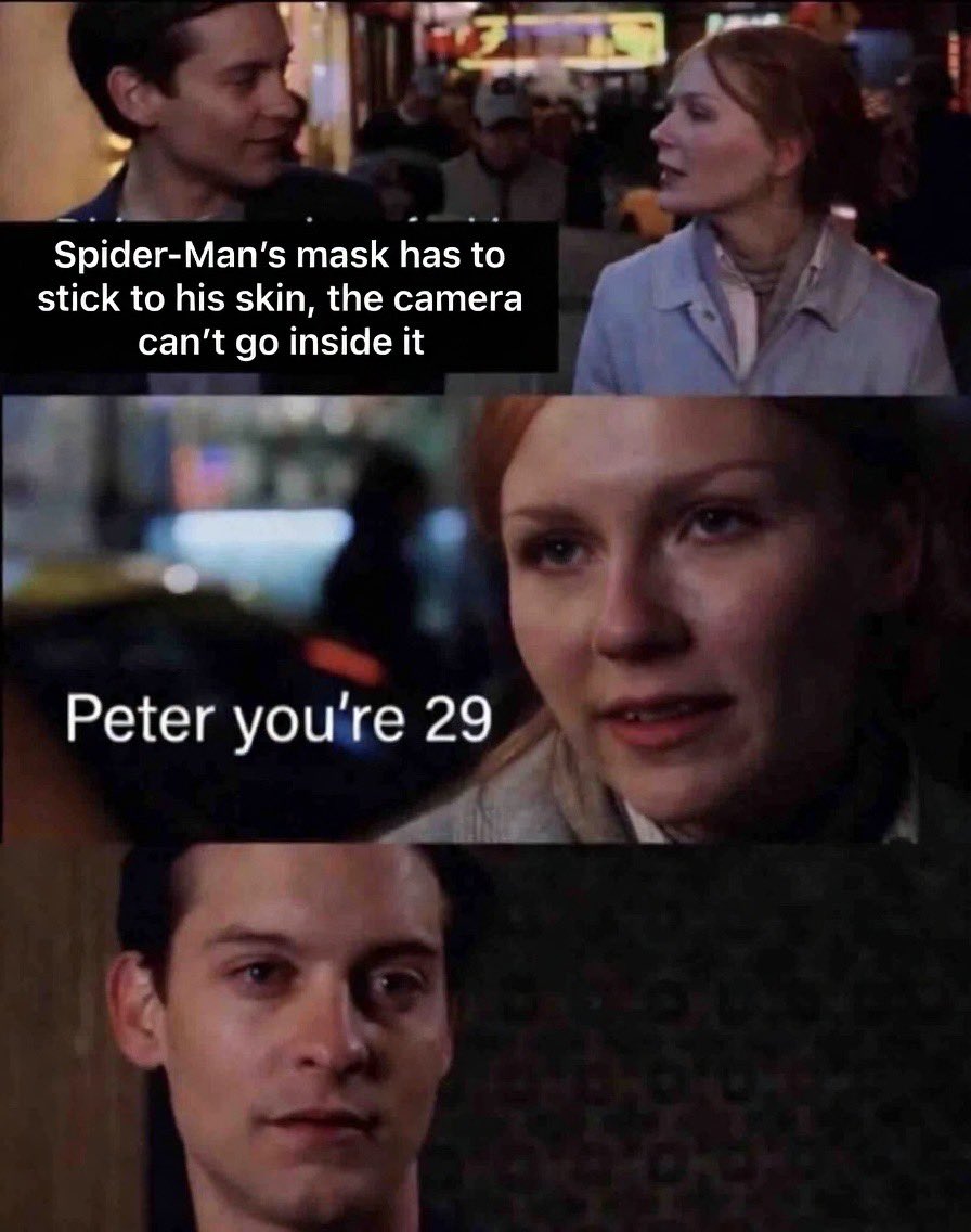 No Context Tobey Maguire tweet media