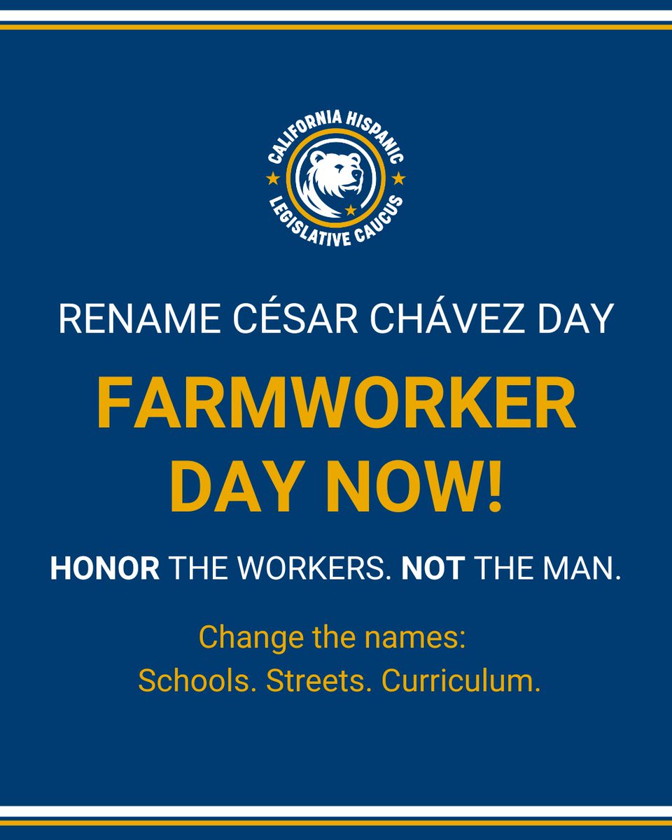 California Hispanic Legislative Caucus tweet media