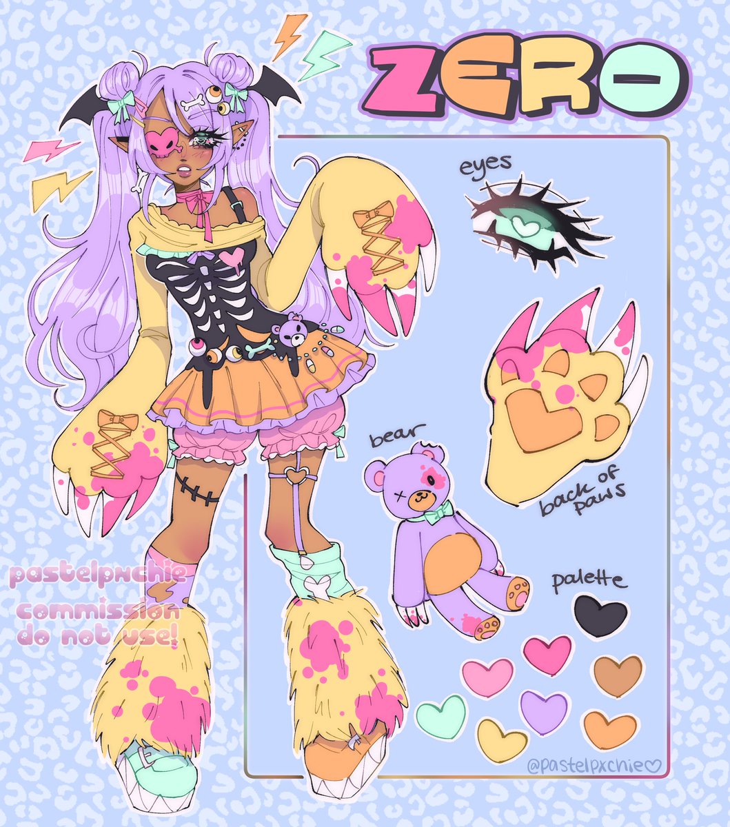 pastelpxchie's tweet photo. Cute but deadly 🩵 custom character design for wonderlandzer0 #vgencomm https://t.co/erV1nRmuIh