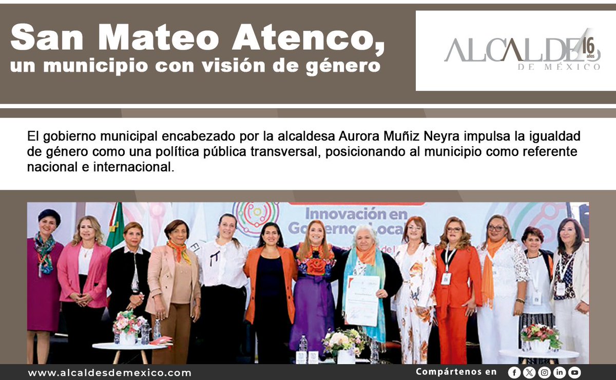 ➡️bit.ly/47qzFne En <a href="/SanMateoAGob/">Gobierno de San Mateo Atenco</a>, la alcaldesa <a href="/Anaamunizneyra/">Ana Muñiz Neyra</a> impulsa el programa Mujeres Emprendedoras Atenquenses, fortalece la autonomía financiera de mujeres artesanas, productoras y vendedoras de calzado. 

Descubre más en la #RevistaAlcaldesMx