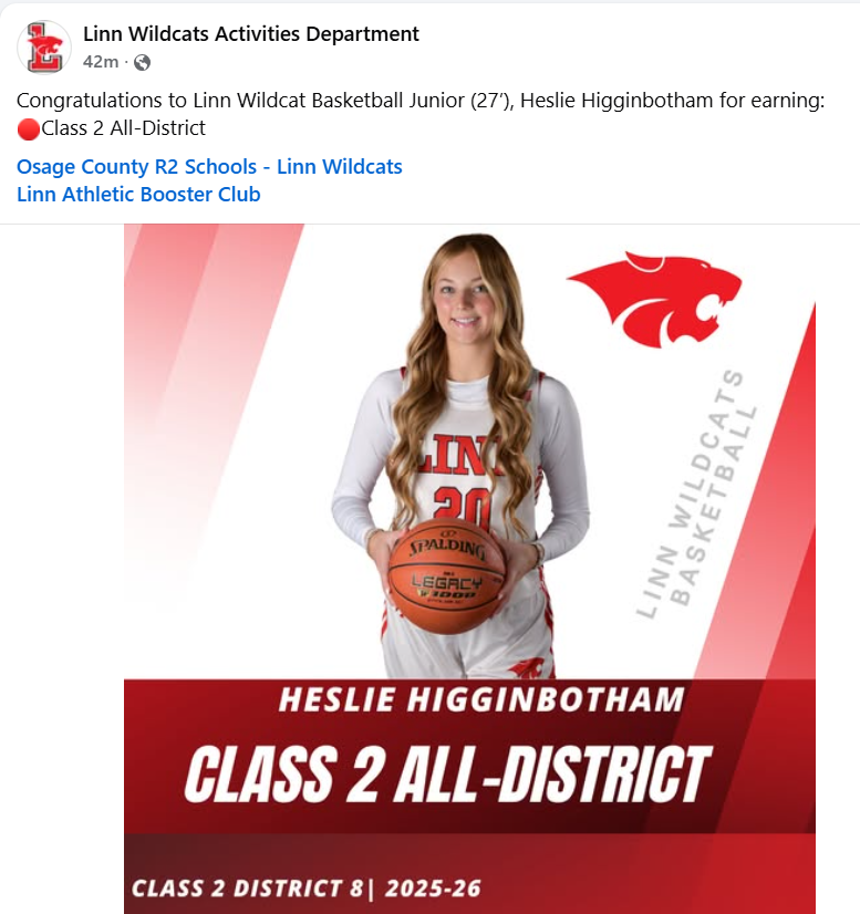 Linn Wildcats WBB tweet media
