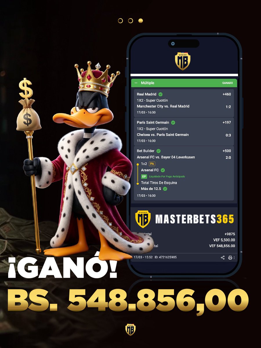 MasterBets Venezuela 🇻🇪 | Apuestas deportivas tweet media