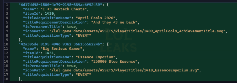 Enes | LoL Leaks & News tweet media