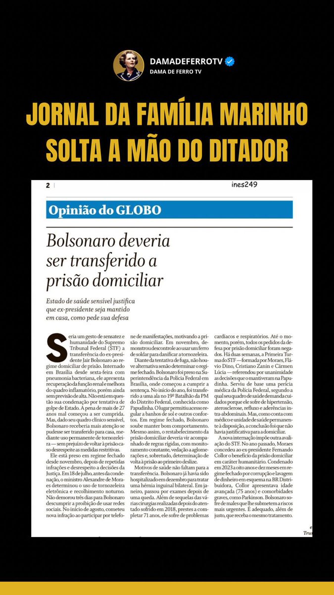 Dama de Ferro tweet media