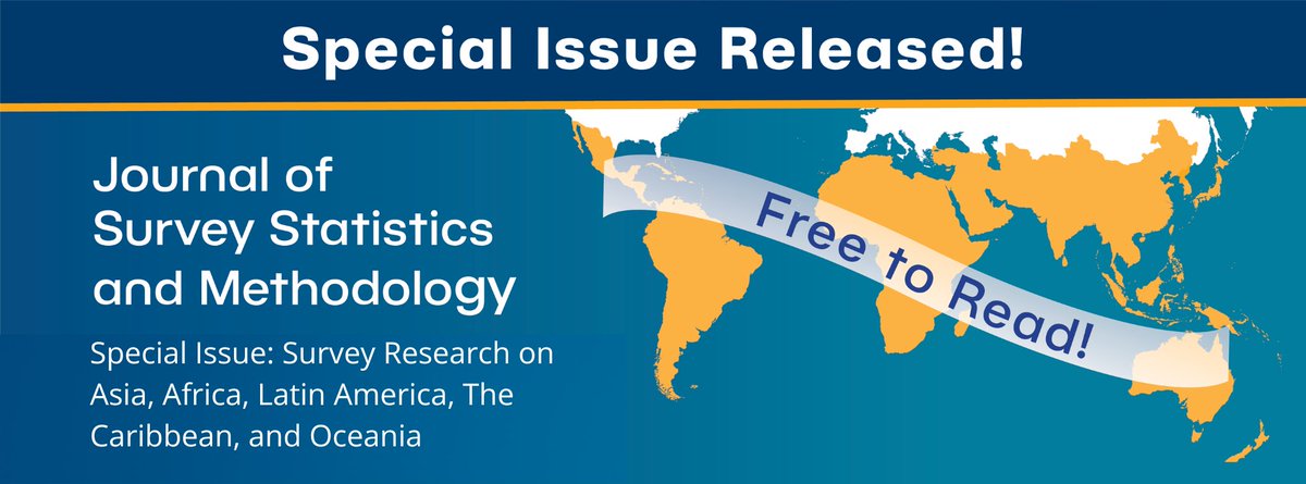 Journal of Survey Statistics and Methodology tweet media