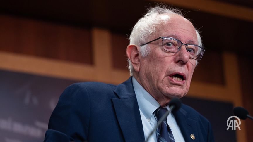 's tweet image. 🔴 US Sen. Bernie Sanders files resolution Thursday to block $660M in bomb sales to Israel

➡️ Sanders cites destruction in Gaza, Iran, and Lebanon, calling for no more weapons for 'an illegal war' v.aa.com.tr/3872080