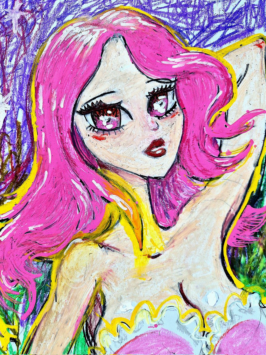 Mixed media on paper