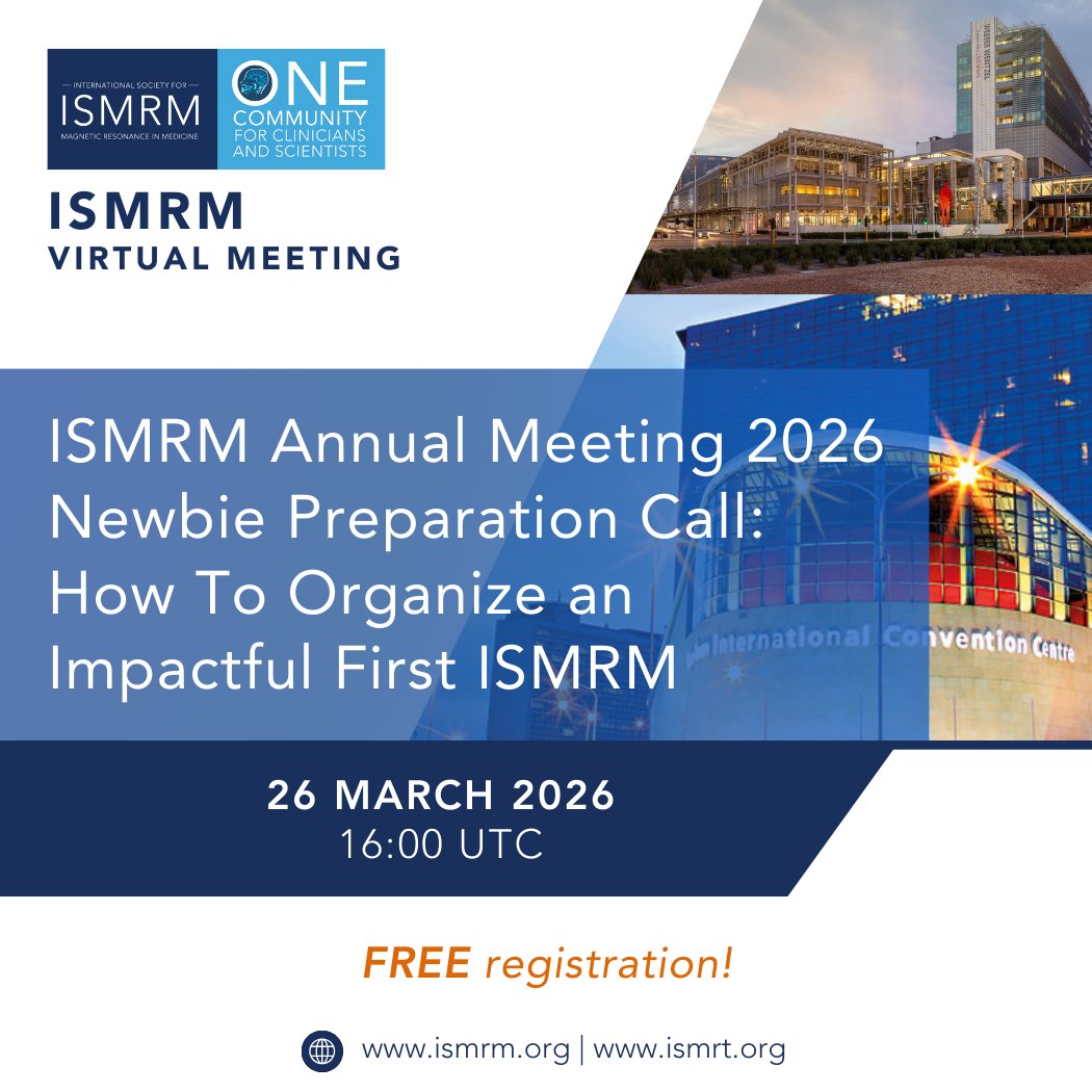ISMRM tweet media