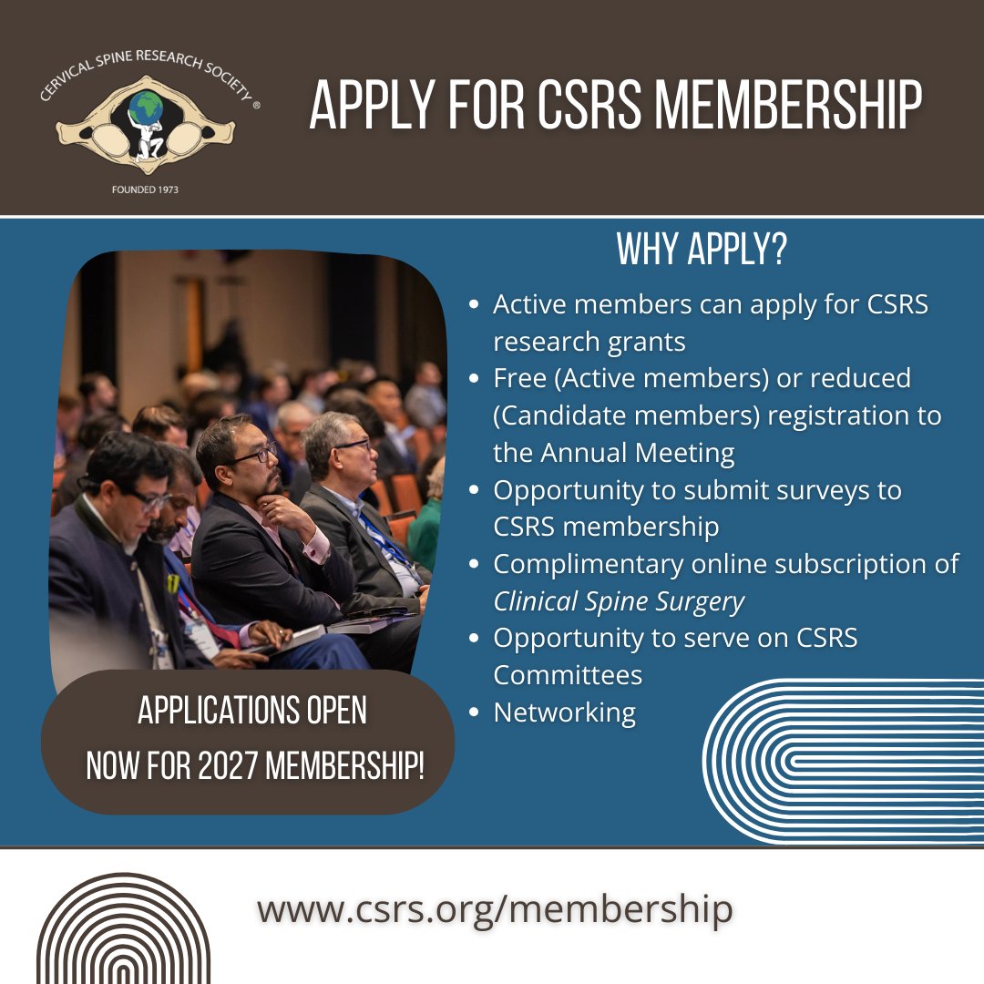 Cervical Spine Research Society tweet media