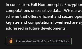 kirill_igum's tweet photo. LLMs can now generate responses directly on our encrypted data — LLM companies don't see your data at all. Still need to build it. A recent paper on #HomomorphicEncryption (HFE / FHE) drastically reduces inference costs: https://t.co/Xs13IdLwb7 — about 100× cheaper than non-encrypted baselines by minimizing the most expensive part: rotations (see the BOLT paper techniques). Pair that with Cerebras (~3k TPS) or ASIC speeds (like https://t.co/GJvsbQa5CD hitting 16k+ TPS), and we can run inference on encrypted data at over 30 TPS — totally usable!
#HomomorphicEncryption #FHE #EncryptedAI #AIPrivacy #CryptoAI #LLM #AISafety