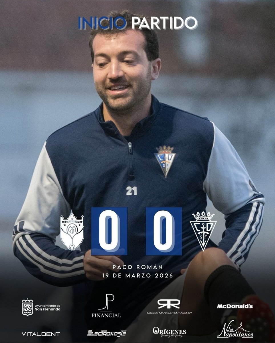 ⏱️ 1' ¡Comienza el partido en Medina! 

0️⃣ Medina Balompié 
0️⃣ #CDSanFernando1940