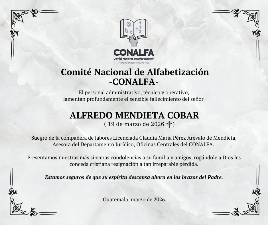 #AprenderParaTodaLaVida
#CONALFASomosTodos 
#Yo💙CONALFA 
#AlfabetizacionRumboAl2032
#FamiliaCONALFA
#CambiandoVidas
#Proceso2026CONALFA