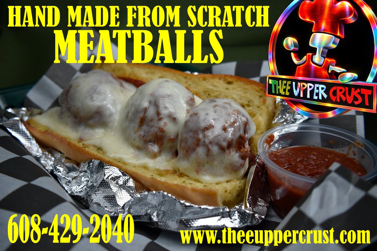 TheeUpperCrust's tweet image. theeuppercrust.com
#meatballs #scratchmade #pardeeville