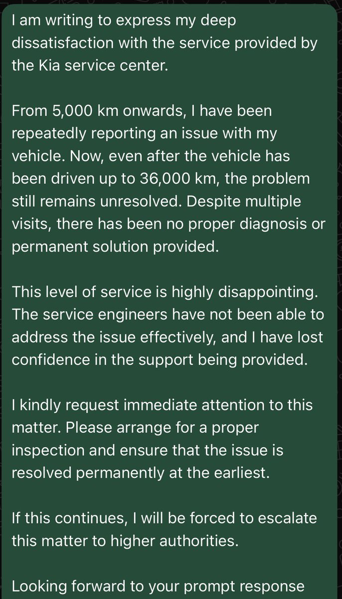 nlsiju's tweet photo. Worst Service Centre Pressana Kia in Coimbatore no proper service enginner and technical manger too and front office manger no proper communication in the service Center  @KiaInd @Kia_Worldwide @pressanakia Im really Disappointed in the kia service centre @Anishpressana https://t.co/FVFioDyCJh