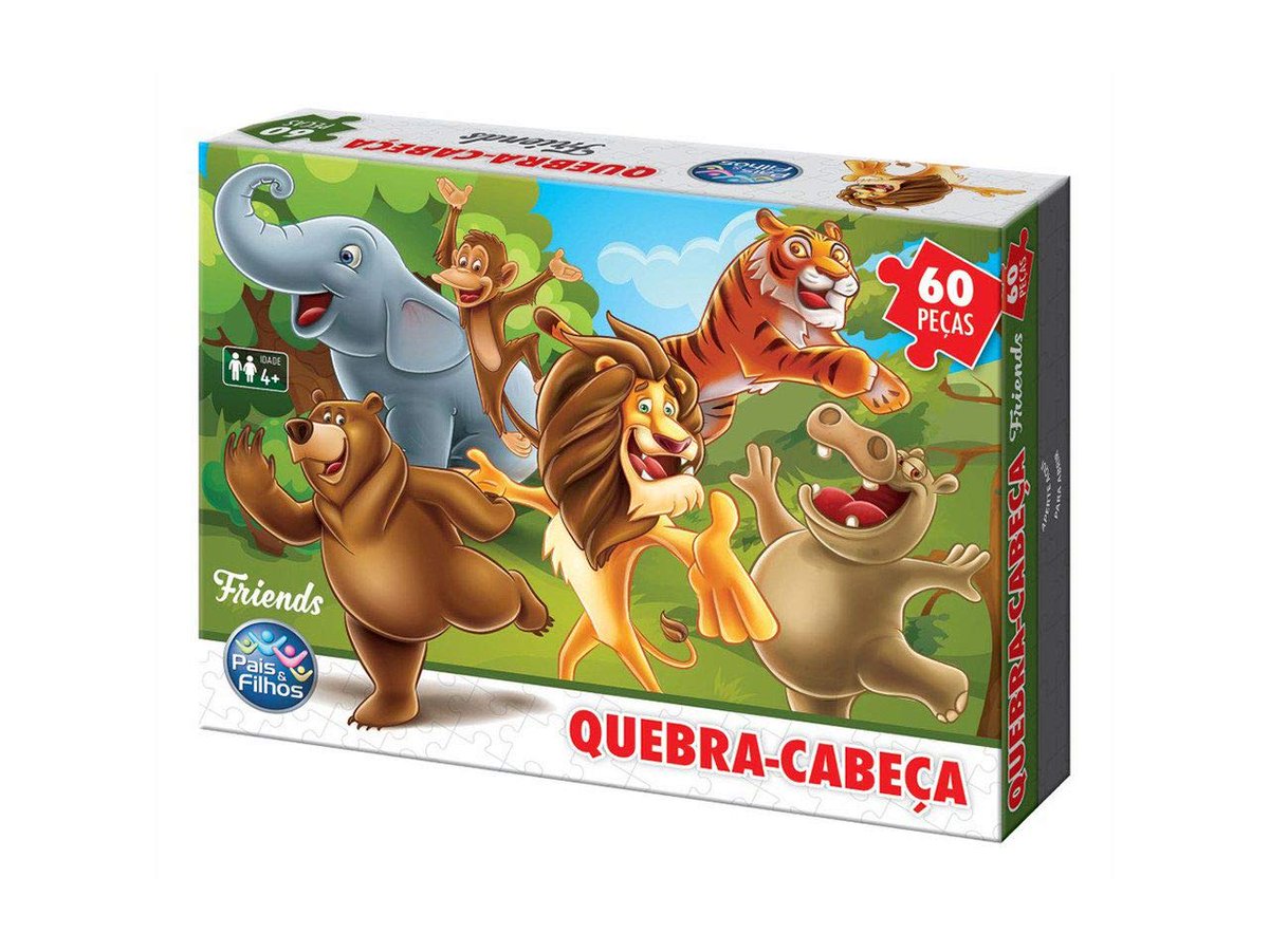 reviewProdutosO's tweet image. ⚡ Olha esse preço em Pais &amp;amp; Filhos Quebra-Cabeça Friends - 60 Peças, Sortidas.
De R$ 17,90 por R$ 9,64 (46% OFF).
Aproveite no link: amzn.to/4sV4k4w
#reviewProduto #Promocoes #valeOCusto #Oferta #PrecoBaixo #PaisFilhos