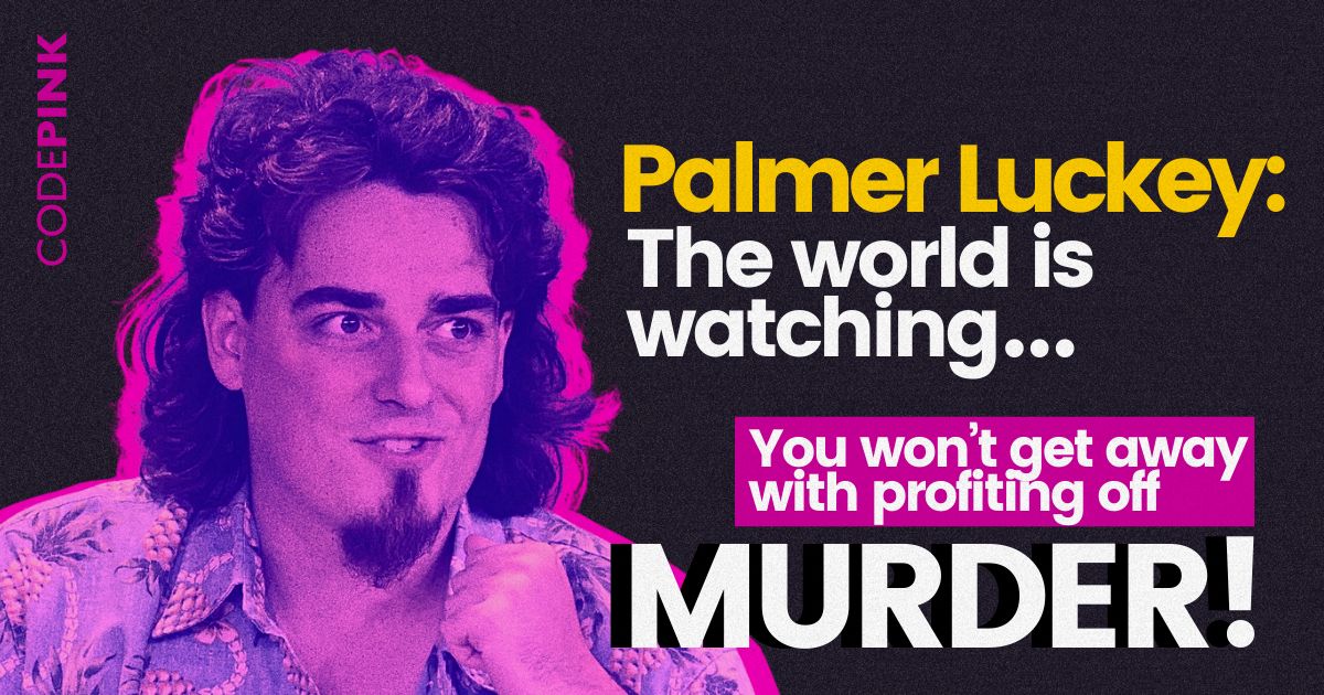 CODEPINK tweet media