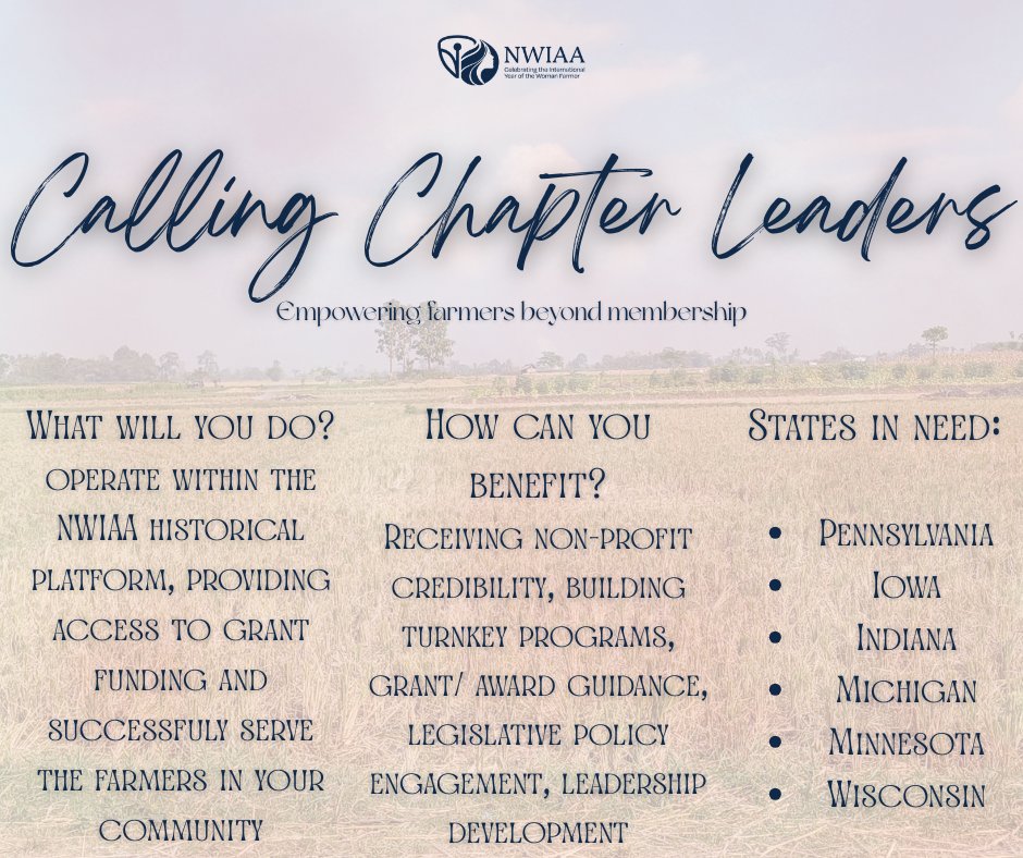 National Women In Agriculture Association tweet media