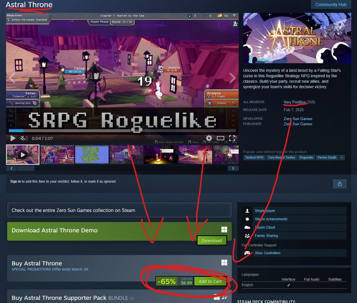 Astral Throne II 🔥 SRPG Roguelite - Wishlist Now! tweet media