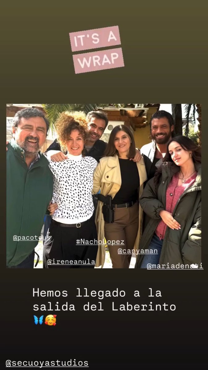 Pues ya estaría… ahora sólo queda esperar esta maravilla 😊
¿Que será la próximo?
#CanYaman 
#ElLaberintoDeLasMariposas