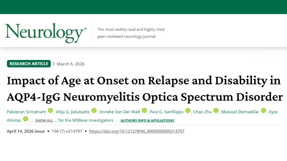 Neurology Journal tweet media