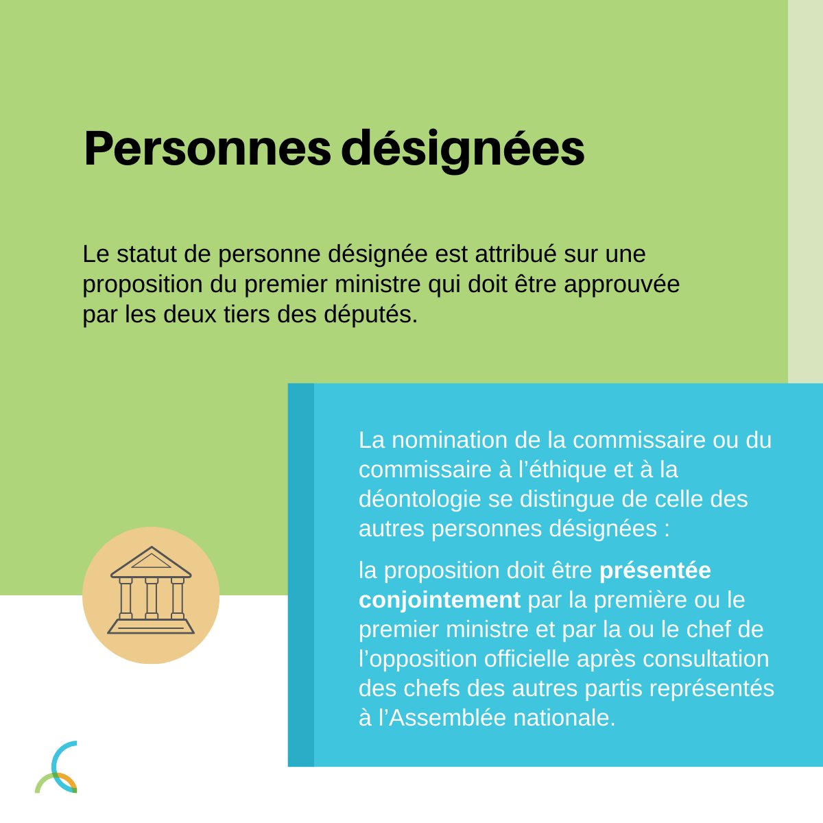 Commissaire à l'éthique et à la déontologie tweet media