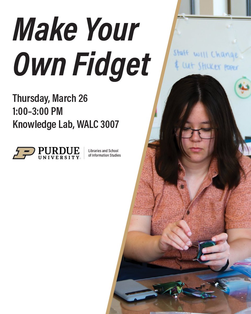 Purdue Libraries and School of Information Studies tweet media