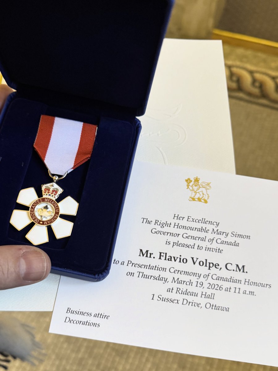 Flavio Volpe, C.M. tweet media