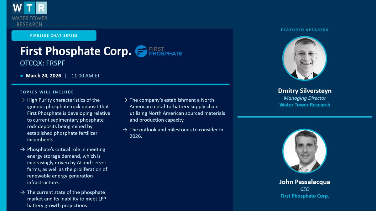 First Phosphate Corp tweet media