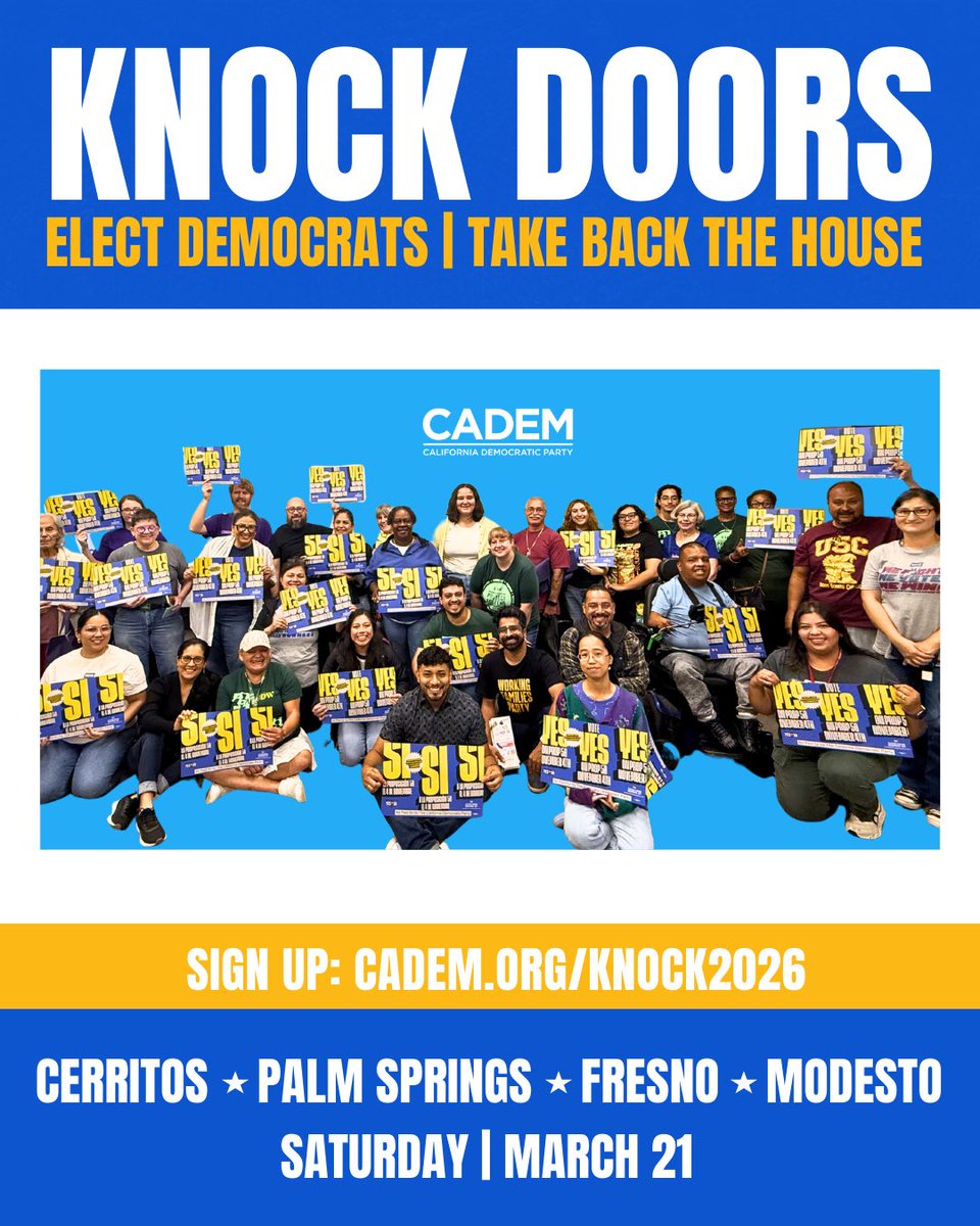 California Democratic Party tweet media