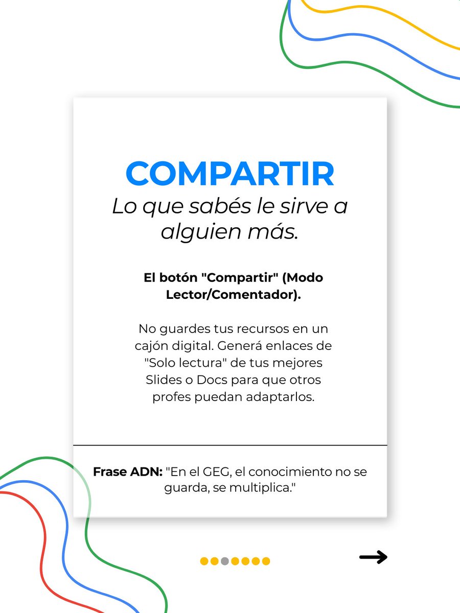 GEGBuenosAires's tweet photo. ❤️ Los 4 motores de nuestra comunidad: #GEGWeek
No son solo palabras, es el código fuente de todo lo que hacemos en los Grupos de Educadores Google.
Aprender📚 | Compartir🤝
Inspirar✨ | Empoderar💪
#geghispano @geg_brasil #somostodoslatam #GEGWeek #GoogleEducatorGroups https://t.co/7bbJjaCTYP