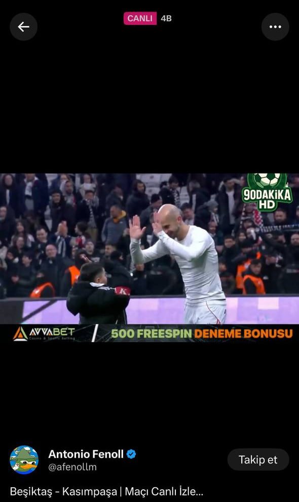 👇 Maç Sonucu

🖤 BEŞİKTAŞ 2-1 KASIMPAŞA 💙

Hemen Tıkla Kesintisiz Canlı Yayın Keyfine Tek Dokunuşla Eriş!

🔺 avvasportshd1.com

#BJKvKSP