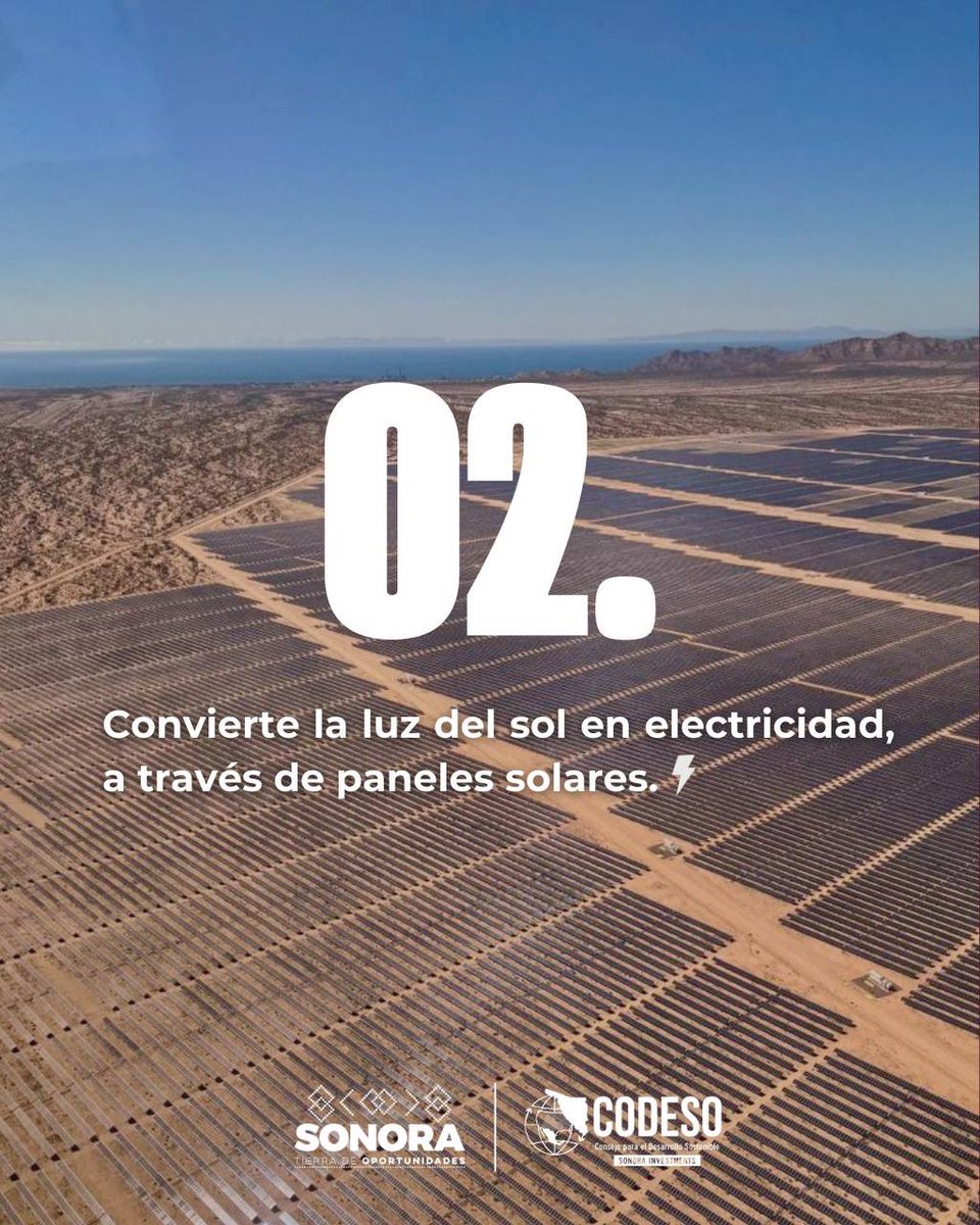 SonoraCodeso's tweet photo. El #PlanSonora impulsa proyectos que transforman la manera en que generamos energía: más limpia, más responsable y con visión de futuro. https://t.co/4Wrx5PkXAy
