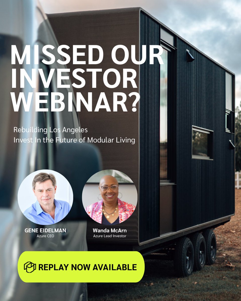 Azure Printed Homes tweet media