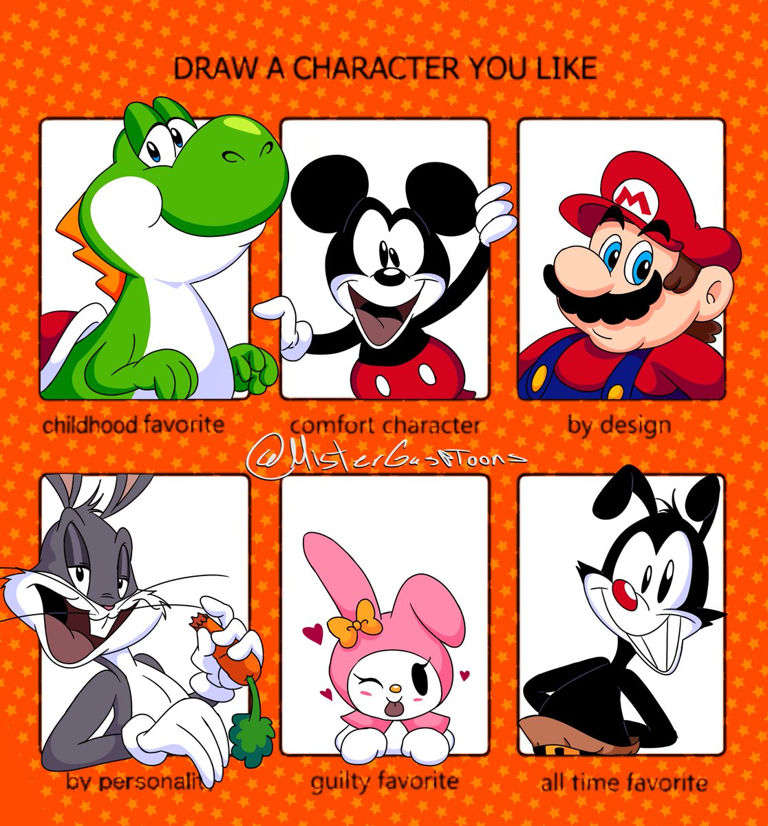 MisterGaspToons's tweet image. My favorites 
#cartoonart
#supermariobros 
#mymelody
#looneytunes
#mickeymouse
#animaniacs