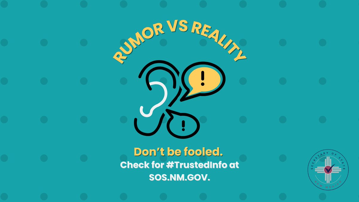 New Mexico Secretary of State tweet media