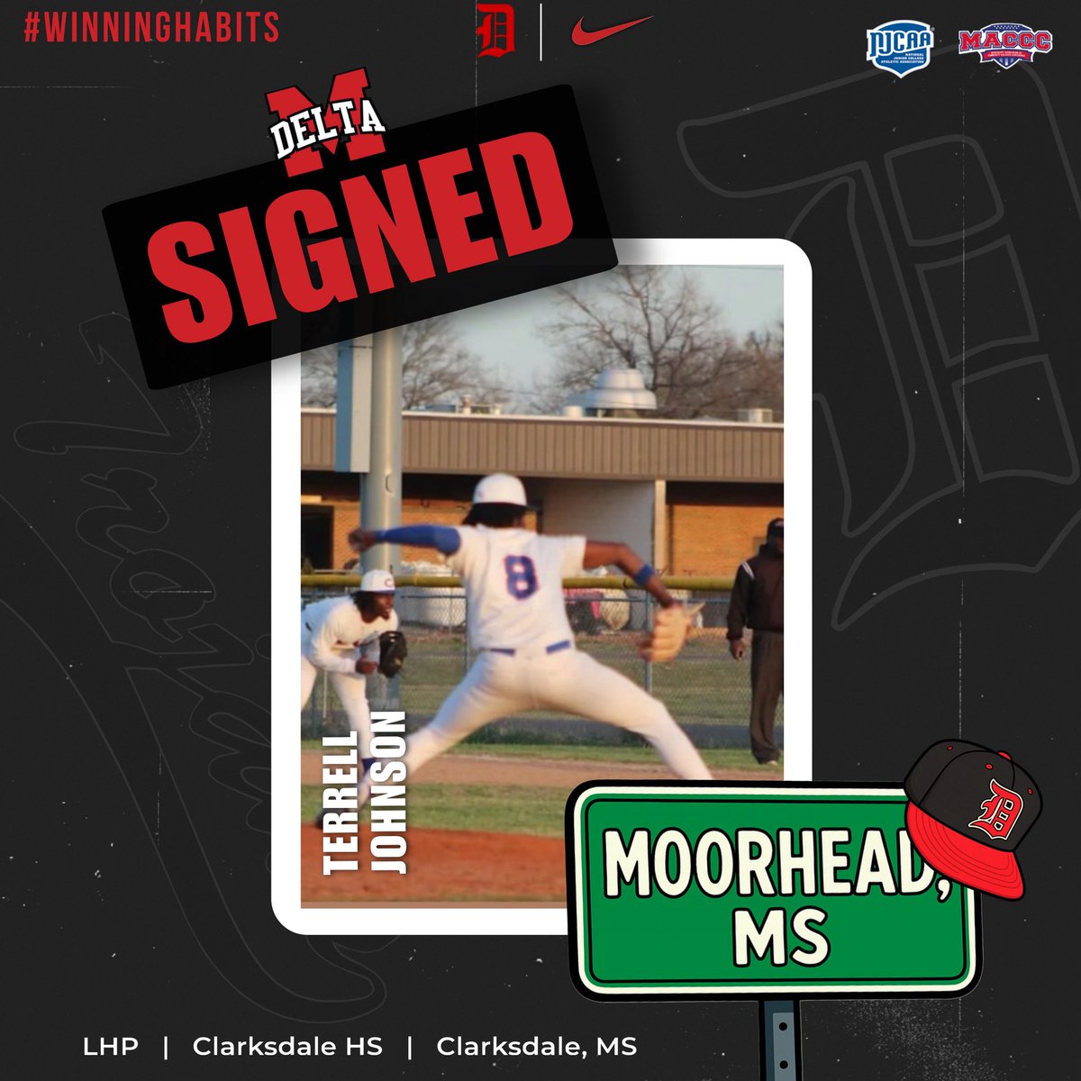 Welcome to the Delta, Terrell Johnson!

LHP |  Clarksdale HS
Clarksdale, MS

#WinningHabits  |  #GoHeadMoHead