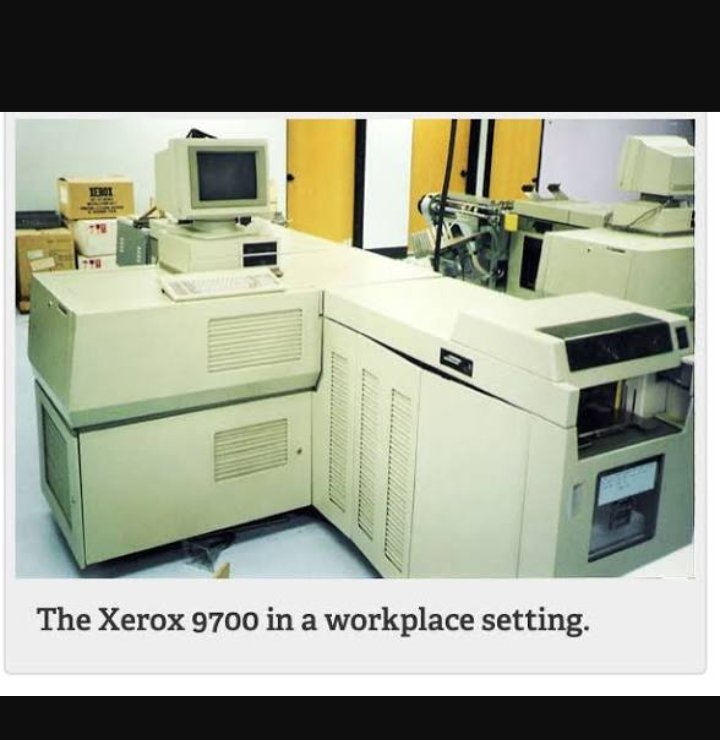 sitehistory1's tweet image. In 1970, researchers at Xerox PARC demonstrated early laser printing technology for Xerox.
This breakthrough laid the foundation for modern high-speed printers used in offices around the world today.
Innovation often begins quietly in a lab. 🖨️
#Innovation #TechnologyHistory