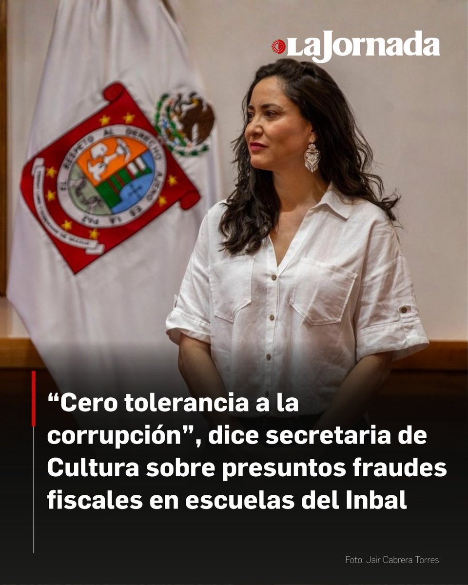 La secretaria de Cultura federal, Claudia Curiel de Icaza, reafirmó su compromiso de transparencia total tras las denuncias de fraude fiscal y suplantación de identidad en las escuelas del Inbal. Entrevistada en el Museo Nacional de Antropología, la funcionaria aseguró que "todo