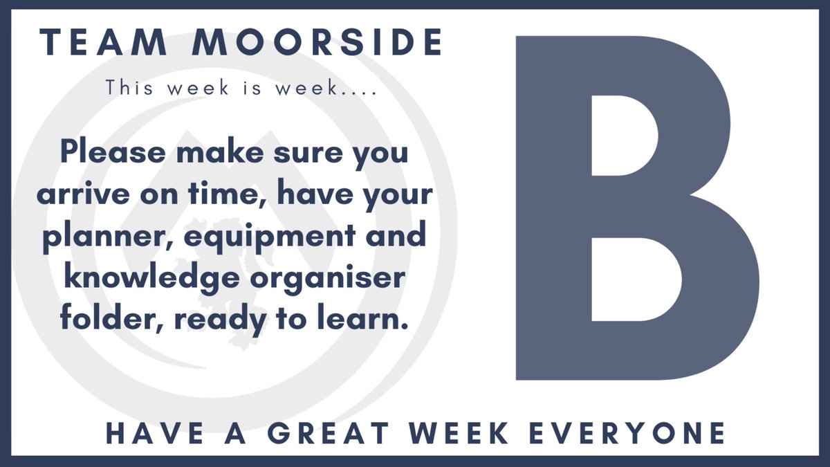 Moorside High School tweet media