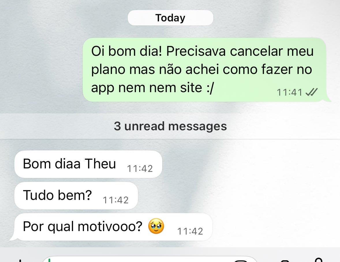 MatheusMonteiro's tweet photo. Pfv parem de humanizar atendimento https://t.co/HOlQ9rQ6pi