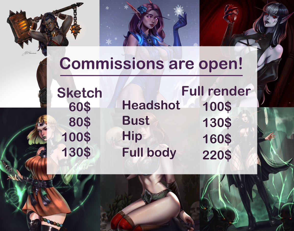 ✨️Elena New Art✨️ (COMM OPEN) tweet media